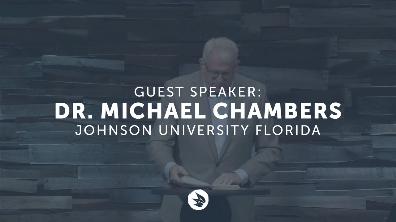 Guest Speaker - Dr. Michael Chambers